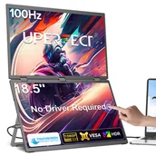 Monitory - UPERFECT Delta Max Touch Dual Screen Portable Monitor 18,5" FHD 100Hz IPS Touchscreen 1296551EUDF - miniaturka - grafika 1