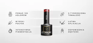 OCHO NAILS Lakier hybrydowy rainbow R05 -5 g - Lakiery hybrydowe - miniaturka - grafika 3