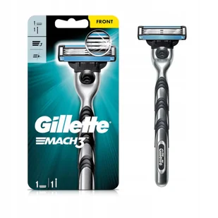 GILLETTE MACH3 MASZYNKA DO GOLENIA + OSTRZE - Maszynki do golenia i wkłady - miniaturka - grafika 2