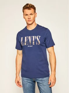 Koszulki męskie - Levi's T-Shirt Ss Relaxed Fittee 16143-0054 Granatowy Relaxed Fit - grafika 1