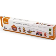 Figurki dla dzieci - Viga Viga, zestaw drewnianych figurek Straż Pożarna - miniaturka - grafika 1