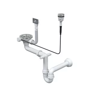 Quadron Quadron Syfon zlewozmywakowy stal szlachetna 13SR3(14G P1A-BS - Syfony - miniaturka - grafika 2