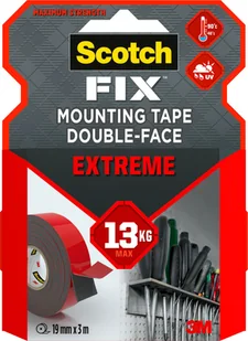Scotch Taśma montażowa dwustronna 19mmx3m - Taśmy izolacyjne i naprawcze - miniaturka - grafika 1