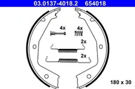 Szczęki hamulcowe - ATE SZCZĘKI HAMULCOWE 03.0137-4018.2 PEUGEOT 806 2.0 16V 00-02 FIAT ULYSSE 2.0 16V 00-02 - miniaturka - grafika 1