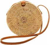 Torebki damskie - Torebka koszyk słomiany mini kuferek - miniaturka - grafika 1