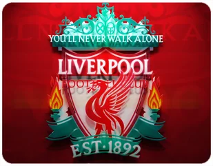 PODKŁADKA POD MYSZKĘ LIVERPOOL Z IMIENIEM 23x19CM DO LAPTOPA - Podkładki pod mysz - miniaturka - grafika 1