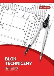 Blok techniczny A410k biały (20szt) Herlitz - artykuł papierniczy - Szkolne artykuły papiernicze - miniaturka - grafika 1