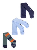 Rajstopy - YoClub, Rajstopy chłopięce, bawełniane we wzory, 3PAK, 56/62 - miniaturka - grafika 1