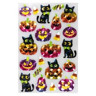 Zabawki kreatywne - Arpex Naklejki Halloweenowe metalic 140x250 mm - miniaturka - grafika 1