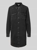 Sukienki - Sukienka jeansowa z wykładanym kołnierzem model ‘NEW SIGNE’ - miniaturka - grafika 1