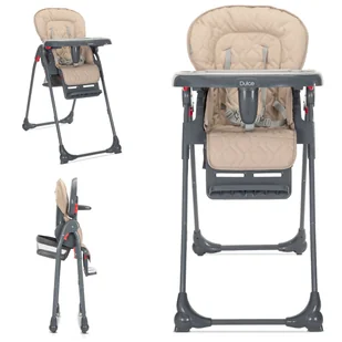 KRZESEŁKO DO KARMIENIA SKŁADANE REGULOWANE KÓŁKA LORELLI DULCE - Krzesełka do karmienia KRZESEŁKO DO KARMIENIA SKŁADANE REGULOWANE KÓŁKA LORELLI DULCE - Krzesełka do karmienia - miniaturka - grafika 1