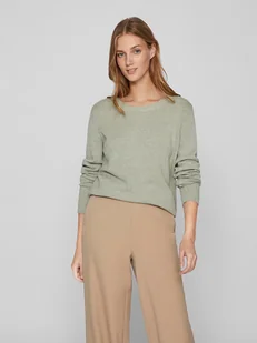 Vila Sweter w kolorze khaki - Swetry damskie - miniaturka - grafika 1