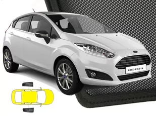 Zasłonki przeciwsłoneczne do Ford Fiesta ŚCIEMNIJ.TO, 2 szt. - Akcesoria motoryzacyjne - miniaturka - grafika 1