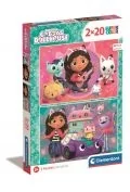 Puzzle - puzzle 2x20 el. super kolor gabby's dollhouse - miniaturka - grafika 1