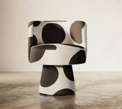 Fotele - Fotel obrotowy BLACK DOT - miniaturka - grafika 1