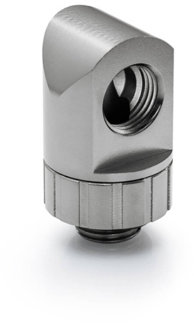 Chłodzenie wodne Barrow Adapter 90 stopni G1/4 Zoll AG na G1/4 Zoll IG - obrotowy, srebrny TDWT90-V2.5 S