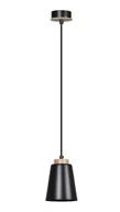 Lampy sufitowe - Emibig Bolero lampa wisząca 1-punktowa czarna 442/1 - miniaturka - grafika 1