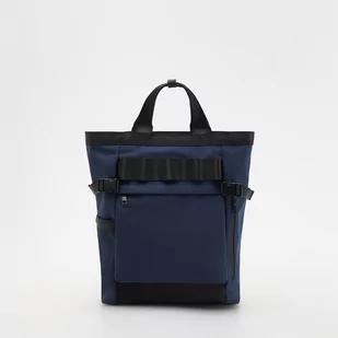 Reserved - Pojemny plecak z kieszeniami - Granatowy - Torby męskie - miniaturka - grafika 1