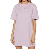 Sukienki - Nike Swoosh - Sukienka damska, kolor liliowy, kod. CZ9406-576 - miniaturka - grafika 1