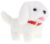 Zabawki interaktywne dla dzieci - Nobo Kids, Pies Piesek Interaktywny Chodzący Szczeka biały - miniaturka - grafika 1