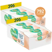 Chusteczki nawilżane - Zestaw Pampers Harmonie Protect & Care, chusteczki nawilżane, 18 x 44 sztuki - miniaturka - grafika 1