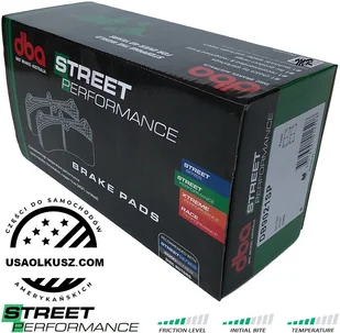 Klocki hamulcowe przednie DBA Street Performance Ford Mustang 5,0 V8 2015- - Klocki hamulcowe - miniaturka - grafika 3
