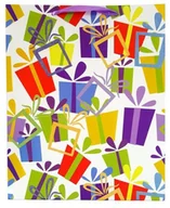 Pozostałe akcesoria dla plastyków - JU-PITER Torebka prezentowa "prezenty" 1340A 31x42x12cm p12, cena za 1szt - miniaturka - grafika 1