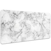 Podkładki na biurko - Podkładka mata ochrona biurka Biały marmur 100x50cm, Dywanomat - miniaturka - grafika 1