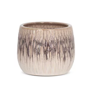 Doniczka Osłonka Ceramiczna Rosina 14X14X12 Kremowa - Donice - miniaturka - grafika 1