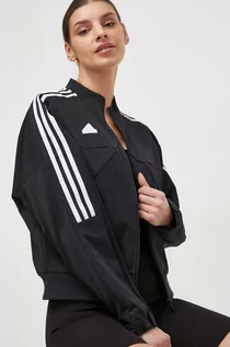 Kurtki damskie - adidas bluzka TIRO damska kolor czarny przejściowa - grafika 1