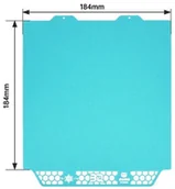 Filamenty i akcesoria do drukarek 3D - BIQU Panda Buildplate CryoGrip Pro Glacier - dwustronna magnetyczna nakładka - do drukarek Bambu Lab A1 mini - 184x184mm} BTT-26947 - miniaturka - grafika 1