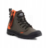 Botki męskie - Buty Palladium Pampa Unlocked U Olive Night W 77239-309-M EU 36 - miniaturka - grafika 1