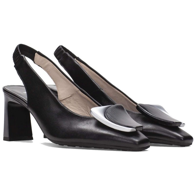 Czółenka damskie z odkrytą piętą Hispanitas HV264762 SOHO-V26 BLACK R.39