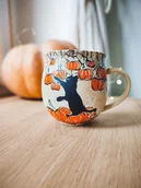 Kubki - Kubek baryłka kot i dynia - miniaturka - grafika 1