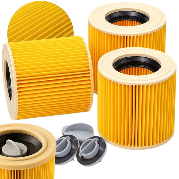 3x Filtr Do Odkurzacza Karcher Wd3 Filtry 3 Szt Wd 3 Mv3 Wd2 Se4001 Kwd3