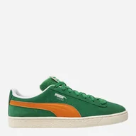 Trampki męskie - Tenisówki męskie do kostki Puma Suede Patch 395388-01 43 (9UK) Zielone (4099686227746) - miniaturka - grafika 1