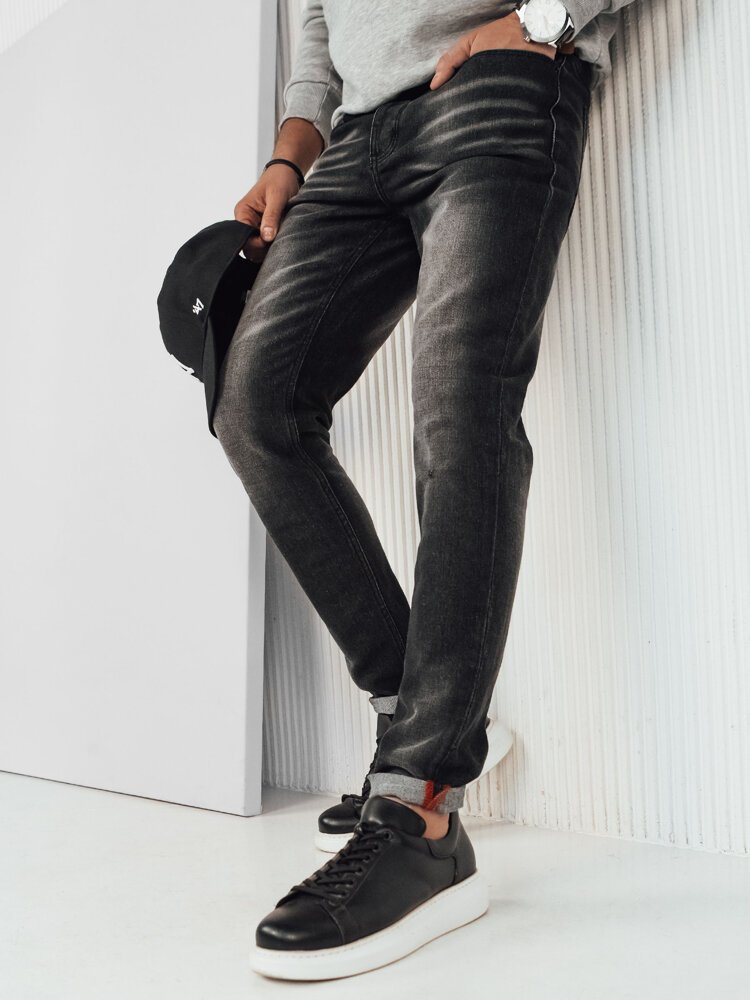 Spodnie męskie jeansowe czarne Dstreet UX4248-31