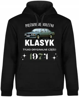BLUZA MĘSKA NA 50 URODZINY PREZENT 50 LETNI KLASYK BMW CZARNA R-XL A37 - Bluzy męskie - miniaturka - grafika 1