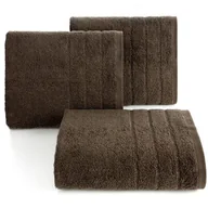 Ręczniki - Ręcznik bawełniany Dali 70 x 140 cm ciemnobrązowy - miniaturka - grafika 1