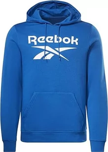 Reebok Męska bluza z dużym logo, niebieski (Vector Blue), S, Niebieski wektorowy, S - Bluzy męskie - miniaturka - grafika 1