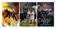 Komiksy dla młodzieży - Pakiet Ścieżka Kruczej Łapy. Część 1-3. Wojownicy. Manga. Tomy 8-10 Zmącony spokój, Klan w potrzebie, Serce wojownika - Erin Hunter - komiks - miniaturka - grafika 1
