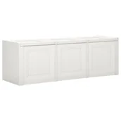 Pudełka i szkatułki - vidaXL Skrzynia na poduszki, biała, 125x40x42 cm, 130 L vidaXL - miniaturka - grafika 1