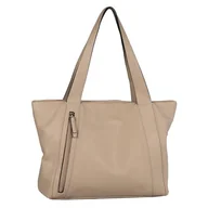 Torebki damskie - TOM TAILOR Yuma damska torba na ramię Shopper z zamkiem błyskawicznym, duża, beżowa, beżowy, Classic - miniaturka - grafika 1
