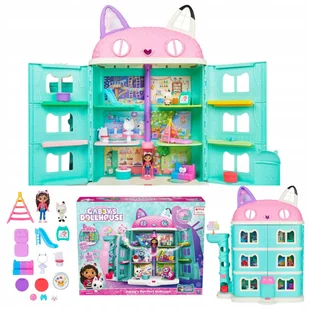 DOMEK DLA LALEK - SPIN MASTER GABBY'S PURRFECT DOLLHOUSE 60CM + FIGURKI - Domki dla lalek - miniaturka - grafika 1