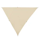 Parasole ogrodowe - Żagiel Przeciwsłoneczny Trójkątny 300 X 300 X 300 Cm Beżowy Lukka - miniaturka - grafika 1