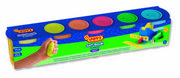 Masy plastyczne - Jovi Ciastoplastolina Fluo 5 kolorów x 125ml - miniaturka - grafika 1