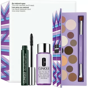 Clinique Au Naturel Eyes zestaw Limited Edition All About Shadow™ Palette + High Impact™ Mascara 7ml + Take The Day Off™ Makeup Remover 50ml - Cienie do powiek - miniaturka - grafika 1