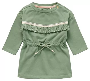 Sukienki - Noppies Baby Dziewczęca sukienka dziewczęca London Long Sleeve sukienka dziecięca, Hedge Green-P947, 50 - grafika 1