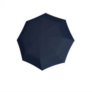 Parasol damski Knirps A.200 Joy automatyczny składany granatowy w kropki - Parasole - miniaturka - grafika 1