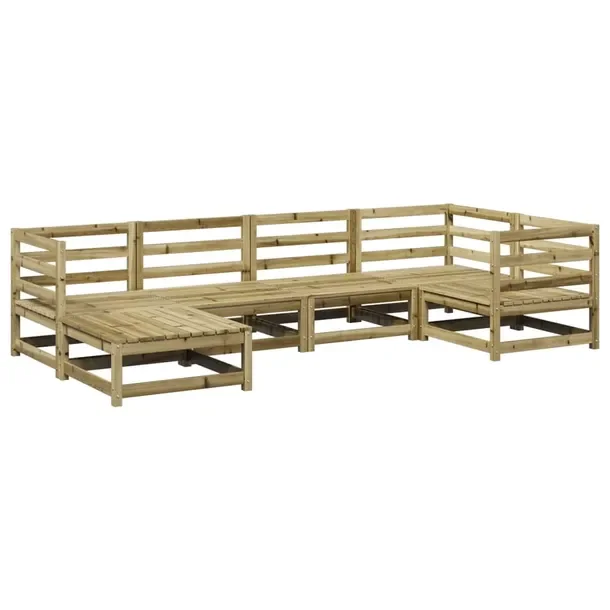 Modułowy zestaw wypoczynkowy z impregnowanego drewna sosnowego 70x70x67 cm